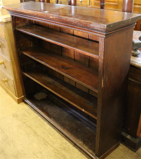 Pine open bookcase